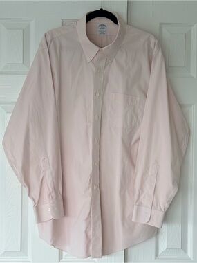 Brooks Brothers Regent Men's Pink Button-Down Dress Shirt